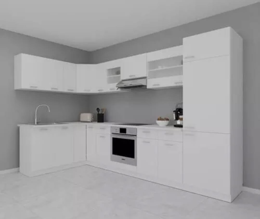 🏡 Großzügige Eckküche 178 x 328 cm – Anthrazit matt im modernen Design