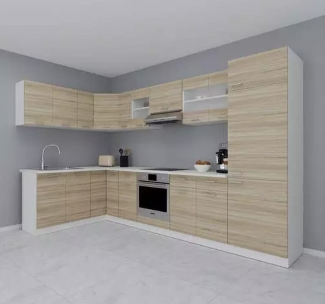 🏡 Großzügige Eckküche 178 x 328 cm – Anthrazit matt im modernen Design